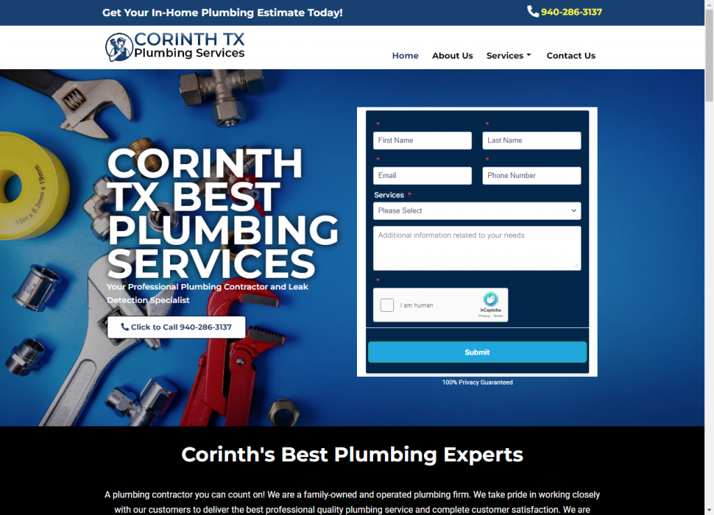 Corinth’s Best Plumbing Experts