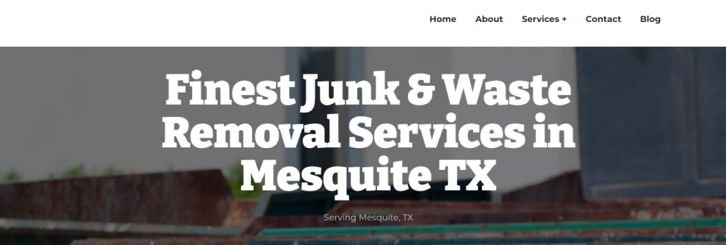 Junk Removal Mesquite TX